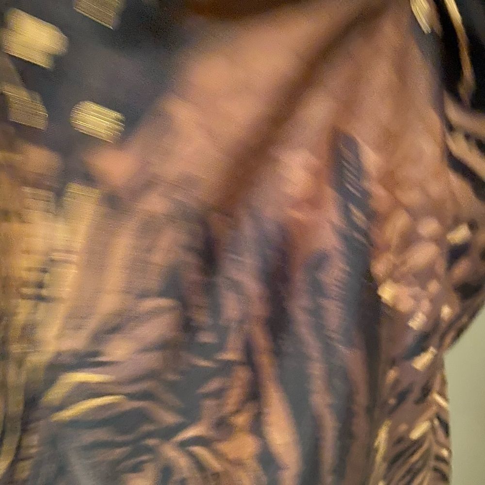 Beach Native Brown/Black Printed Tankini Sz 8 - Picture 9 of 13
